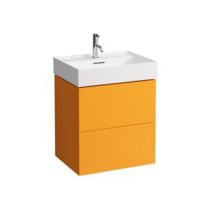 LAUFEN Kartell Waschtisch-Unterschrank H4075690336431 58x60x45cm, 2 Schubladen, ockerbraun
