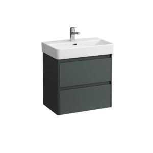 Laufen Pro S Waschtischunterschrank H4112621082661 57,2x51,5x36,1cm, 2 Schubladen, Verkehrsgrau