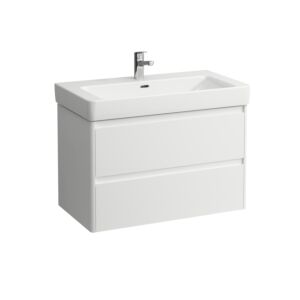 Laufen Waschtischunterschrank BASE für Pro S H4113021082601 82,1x51,5x44,6cm, 2 Schubladen, weiß matt