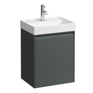 Laufen Meda meuble sous-vasque H4215420112661 43,7x51,5x33,9cm, 1 porte, charnière à droite, gris signalisation