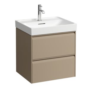 Laufen Meda meuble sous-vasque H4215620114651 53,4x51,5x44,8cm, 2 tiroirs, cappucino