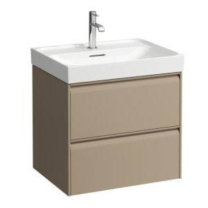 Laufen Meda meuble sous-vasque H4215720114651 58,4x51,5x44,8cm, 2 tiroirs, cappucino