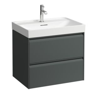 Laufen Meda vanity unit H4215820112661 63.6x51.5x44.8cm, 2 drawers, traffic gray