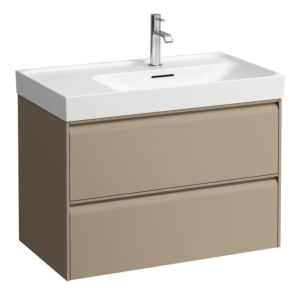 Laufen Meda meuble sous-vasque H4215920114651 78,4x51,5x44,8cm, 2 tiroirs, cappucino