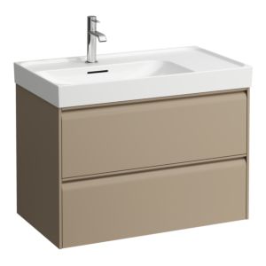 Laufen Meda meuble sous-vasque H4216020114651 78,4x51,5x44,8cm, 2 tiroirs, cappucino