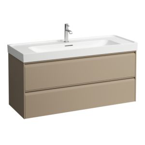 Laufen Meda meuble sous-vasque H4216320114651 118,2x51,5x44,8cm, 2 tiroirs, cappucino