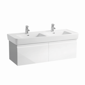 LAUFEN Pro a H4830810954751 unit H4830810954751 122x39x45cm, 2 drawers, glossy white