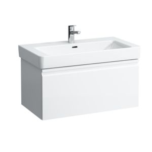 LAUFEN Pro s H4835020964751 H4835020964751 81x45x39cm, 2000 tiroir / tiroir intérieur, blanc brillant