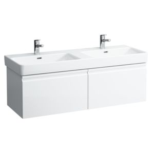 LAUFEN match0 s Pro H4835720964231 H4835720964231 126x45x39cm, 2 tiroirs / 2 volets intérieurs, wengé