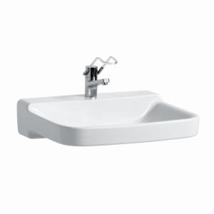 Laufen Pro Liberty Waschtisch 8119530001561 65 x 55 cm, weiß, barrierefrei, mit Hahnloch