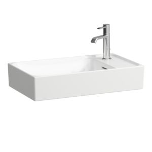 Laufen Meda vasque H8121130001061 60x35cm, avec trop-plein, HL droite, blanc