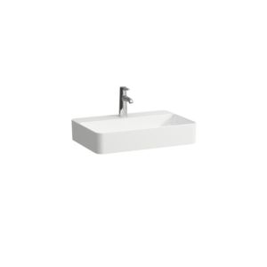 Laufen Val washbasin bowl H8122850001561 60x40cm, white, without overflow, 1 tap hole