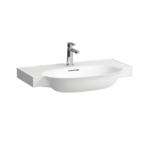LAUFEN Le nouveau lavabo classique H8138554001081 sous, avec trop-plein, avec 3 trous pour robinetterie, LCC