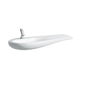 Laufen Alessi One Waschtisch 8149734001091 120x50cm, weiß LCC, Ablage rechts, ohne Überlauf