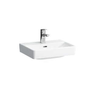 Laufen Pro S Handwaschbecken 8159610001091 45 x 34 cm, weiß, ohne Hahnloch, mit Überlauf