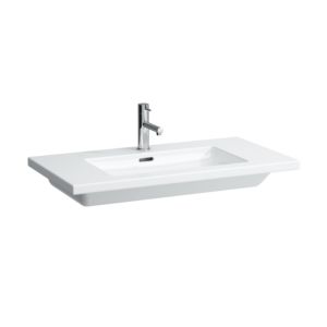 Laufen Living Square Waschtisch 8164330001081 90 x 48 cm, mit Überlauf, 3 Hahnlöcher