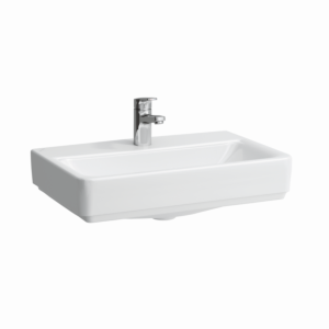 Laufen Pro S Compact Waschtisch 8179580001091 55 x 38 cm, weiß, ohne Hahnloch, mit Überlauf