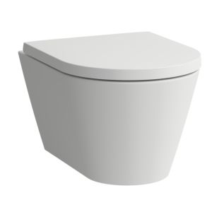 LAUFEN Kartell wall washdown WC H8203337570001 white matt, rimless, shape inside round