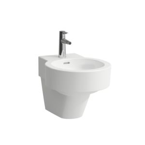 LAUFEN Val mural Bidet H8302817573021 blanc mat, trou de robinetterie 2000