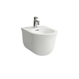 LAUFEN The new classic wall Bidet H8308514003021 37x53cm, tap hole, without side hole for water connection, white LCC