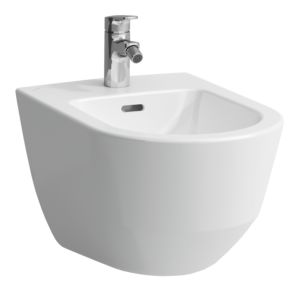 Laufen Pro Wand-Bidet 8309520003021 36 x 53 cm, weiß, Eckventile innenliegend