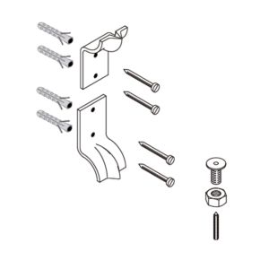 LAUFEN Montagezubehör H8986000000001 for urinal partition