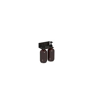 Étagère Laufen ASSIST H383AS04500001 166 x 101 mm, 2 distributeurs de savon, noir mat
