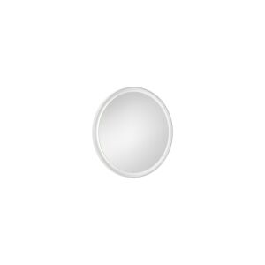 Miroir rond Laufen 600x40x600 mm H4485000YV2681 , éclairage LED, interrupteur tactile marche/arrêt/variateur, blanc mat
