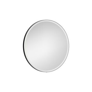 Laufen YVA Spiegel H4485200YV4501 rund, 1000x40x1000 mm, LED-Beleuchtung, Ein/Aus/Dimmer, schwarz matt