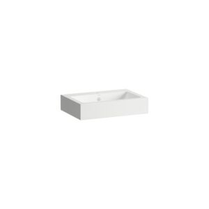 Lavabo Laufen CLASSICS H510CL30001041 585 x 405 x 135 mm, avec plage de robinetterie, un trou de robinetterie centré, avec trop-plein, blanc