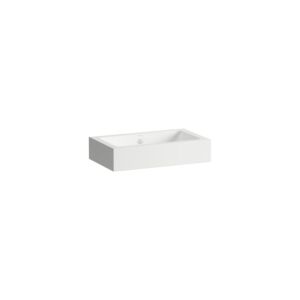 Lavabo Laufen CLASSICS H510CL30001091 585 x 347 x 135 mm, sans plage de robinetterie, sans perçage pour robinetterie, avec trop-plein, blanc
