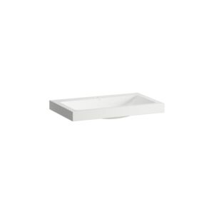 Laufen CLASSICS washbasin bowl H512CL70001111 800x500x111 mm, with tap ledge, with one tap hole, centered, without overflow, white