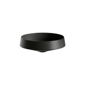 Laufen NIB washbasin bowl H512NI27161121 360x360x118 mm, without tap ledge, without tap hole, without overflow, matte black
