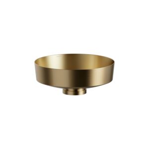 Laufen RIVO Waschtisch-Schale H512RO41551121 400x400x147 mm, rund, Ohne Überlauf, Messing gebürstet