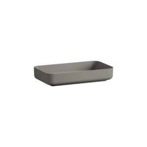 Laufen STREAM washbasin bowl H512SR67071121 599x349x118 mm, without tap ledge, without tap hole, without overflow, color: Gravel matt