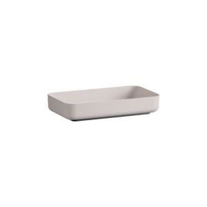 Laufen STREAM washbasin bowl H512SR67081121 599x349x118 mm, without tap ledge, without tap hole, without overflow, color: Oyster matt