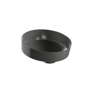 Laufen TENDO Waschtisch-Schale H512TE40191121 400x400x195 mm, ohne Armaturenbank, ohne Hahnloch, ohne Überlauf, Farbe: Dark Iron