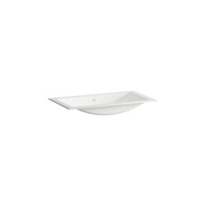 Laufen CLASSICS built-in washbasin H513CL40001091 727x380x120 mm, without tap ledge, without tap hole, with overflow, white