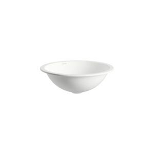 Lavabo encastré Laufen FORM H513FM30001121 400 x 400 x 140 mm, rond, sans perçage pour robinetterie, sans trop-plein, blanc