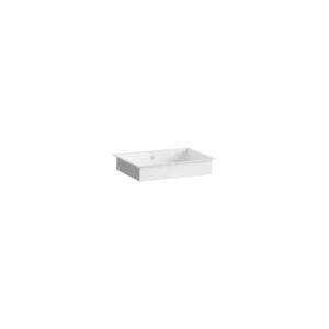 Laufen METAPHOR built-in washbasin H513ME50001091 504x379x111 mm, without tap ledge, without tap hole, with overflow, white