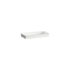 Laufen METAPHOR built-in washbasin H513ME70001121 754x379x111 mm, without tap ledge, without tap hole, without overflow, white