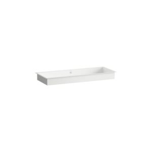 Laufen METAPHOR built-in washbasin H513ME90001091 1004x379x111 mm, without tap ledge, without tap hole, with overflow, white