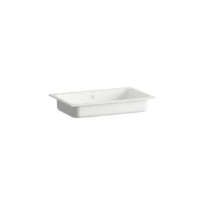 Laufen STREAM built-in washbasin H513SR70001091 624x374x127 mm, without tap ledge, without tap hole, with overflow, white