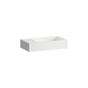 Laufen XPLORE.S washbasin H515XS30001111 500x268x100 mm, with tap ledge, with one tap hole, without overflow, white