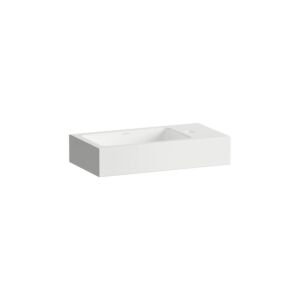 Laufen XPLORE.S washbasin H515XS40001111 500x268x100 mm, with tap ledge, with tap hole, without overflow, white