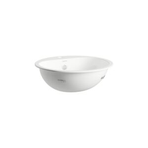 Laufen CLASSICS Built-in Washbasin H517CL60001041 475 x 47.5 x 186 mm, round, 1 tap hole, with overflow, white