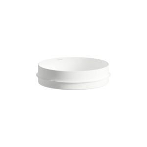Laufen UNISONO built-in washbasin H517UO37571121 375x375x114 mm, round, without tap hole, without overflow, matt white