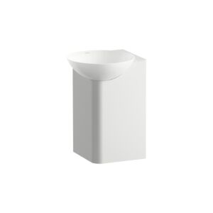 Lavabo encastré Laufen H586IN20001111 350 x 350 x 470 mm, un trou de robinetterie, sans trop-plein, blanc
