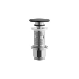 Laufen Ablaufventil H591LA47160001 74x74 mm, Klick-Klack schwarz matt