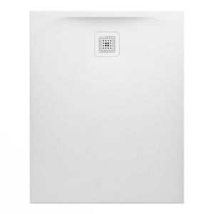 LAUFEN Pro Duschwanne H2109510000001 Marbond Ablauf kurze Seite weiss